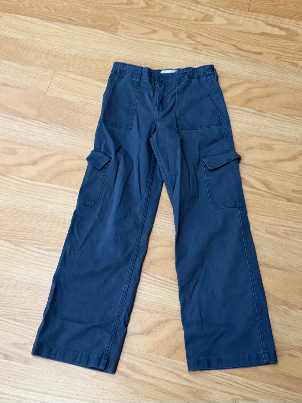 Abercrombie kids Navy Cargo Pants - Classic Utility Style